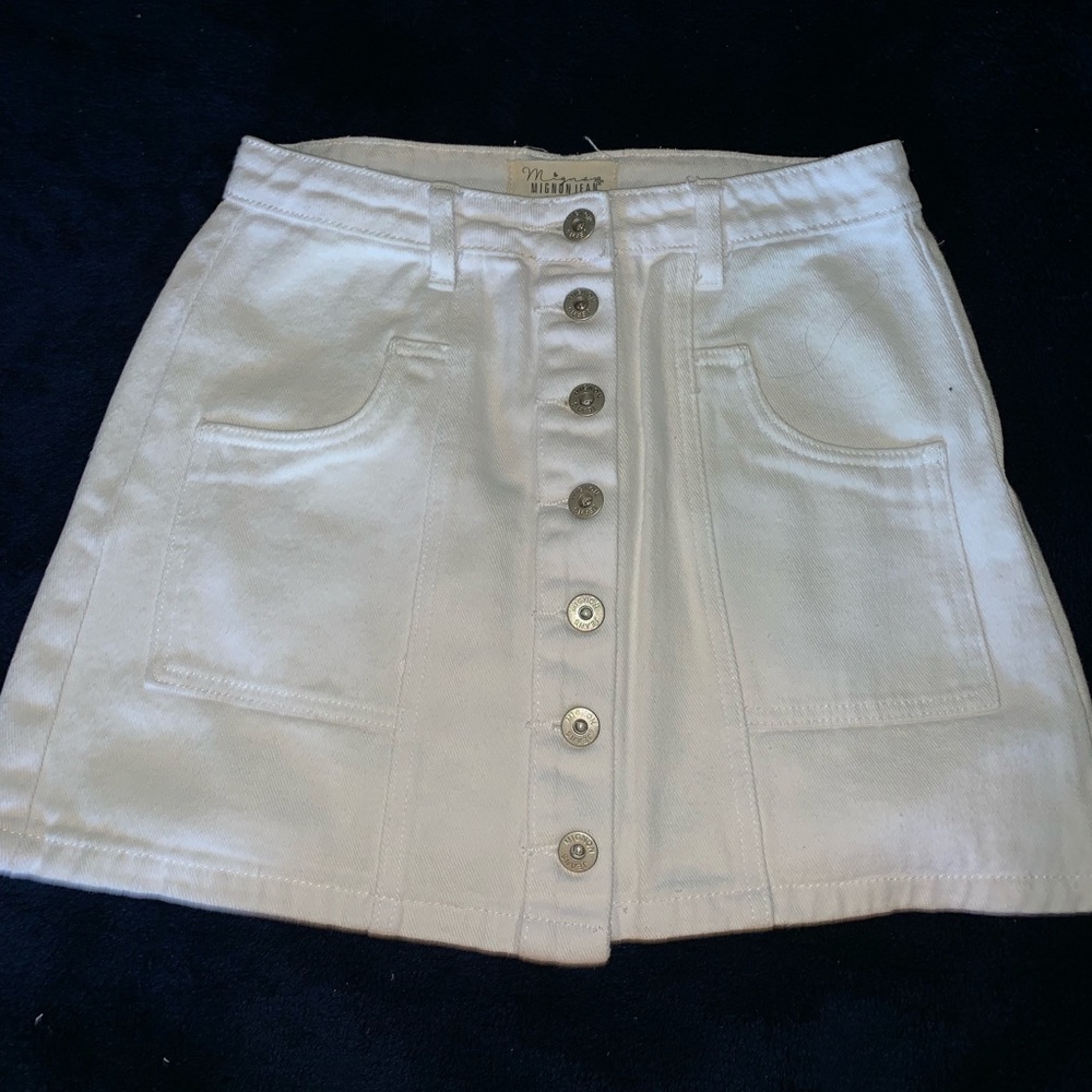 White skirt